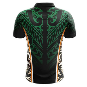 Polo de sport de qualité supérieure 2026, nouveau, haute qualité, logo personnalisé par sublimation, unisexe, pour le golf, design rouge et bleu, matière douce - Product Image 6