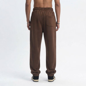 Pantalones Deportivos de Algodón Personalizados para Hombre, Cintura Elástica con Cordón, Estilo Casual, Bolsillos Laterales, Ropa Urbana para Otoño - Product Image 4