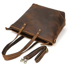 Bolso de Moda para Mujer en Cuero PU Genuino Personalizado – Bolso de Hombro y Compras Portátil con Bolsillo para Laptop para Uso Diario - Product Image 5