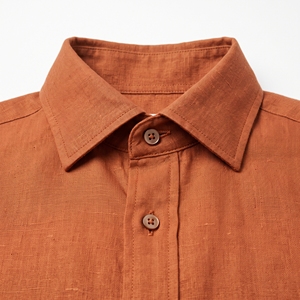 Men's Summer Short Sleeve Relaxed Cotton Blend Solid Shirt Breathable Casual <b>Button</b>-Down ODM Wholesale Factory Custom Logo Low - Product Image 6