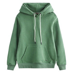 Men's European Style Thick Pullover Plain Heavyweight Hoome Hoodies Warm 500 Gsm Sweat Shirt - Product Image 5
