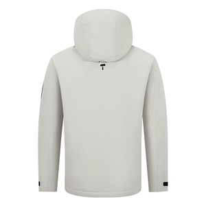 Men Winter <b>Hooded</b> Fleece <b>Jacket</b> Waterproof <b>Soft</b> <b>Shell</b> Light Weighted Premium Quality Breathable Plain Dyed Drop-Shoulder Hot - Product Image 2