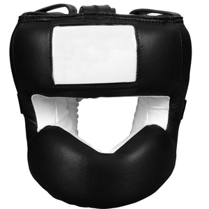 Protector de Cabeza de Cuero Genuino Unisex para Boxeo, Color Personalizado, Acolchado Grueso Multicapa, Protección para Entrenamiento y Sparring - Product Image 1