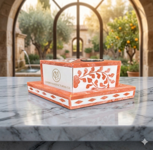 Hot Sale Popular Fragrance Warmer Wood <b>Candle</b> Holder Ramadan & Eid 2023 Bakhoor <b>Set</b> Mother of Pearl Inlay Incense - Product Image 1