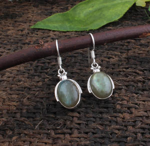 Pendientes de Plata de Ley 925 con Labradorita Natural, Diseño de Gota de Fuego Azul, Hechos a Mano, con Piedra Preciosa en Forma de Lágrima, Joyería de Lujo para Boda, Regalo para Mujer - Product Image 3