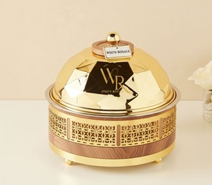 Elegant Gold <b>Buffet</b> Casserole Dish for Hospitality & Catering <b>Buffet</b> Serveware Food <b>Warmer</b> Wholesale Selling Bulk Supplier - Product Image 5