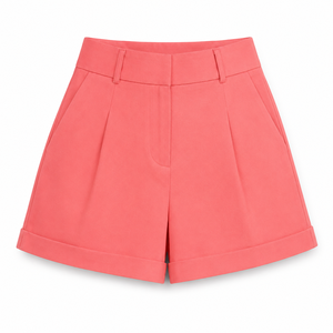 Shorts de basketball vintage personnalisés pour femmes en molleton bouclette 100% coton, bicolores, respirants, séchage rapide, taille haute élastique, 300g - Product Image 3