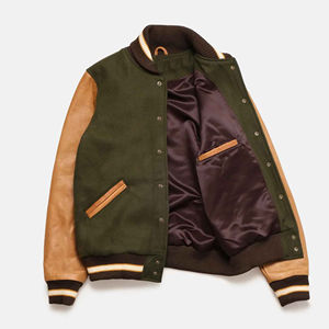 Cheap Rate Unisex 100% Wool Hooded Streetwear Varsity Jacket Breathable Custom Made Hot Sale Winter Jacket <b>Top</b> Trend Active Wear - Product Image 6