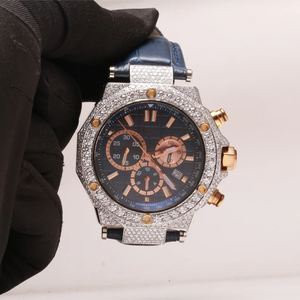 Montre Homme Hip Hop en Acier Inoxydable, Diamants Moissanite VVS Entièrement Sertis, Mouvement Mécanique ETA, Verre, Bracelet 20mm, Cadeau de Luxe - Vente Flash - Product Image 3