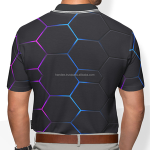 Camisetas Polo de Golf para Hombre al por Mayor, OEM ODM, Bordadas, de Poliéster y Spandex, Tallas Grandes, Tejidas, con Estampado, Transpirables - Product Image 5