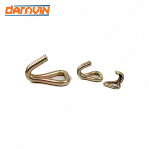 Heavy Duty 0.8/1/1.5/2/3/4/5 Ton 5000kg from Vietnam 1/1.5/2 Inch Metal 50mm Polyester Double <b>J</b> <b>Hook</b> - Product Image 4