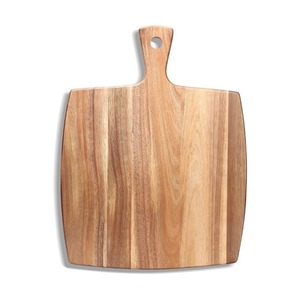 Tabla de Cortar de Madera Hecha a Mano para Verduras, Frutas y Hierbas, Tabla de Cortar Rectangular con Asa - Product Image 1