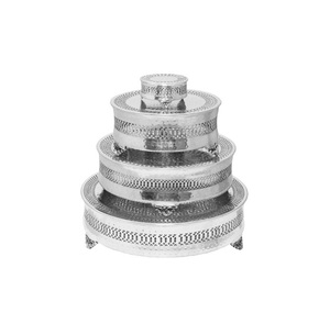 Modern Look Silver <b>Stand</b> Decorating Accessories Leaf Shape <b>Cake</b> <b>Stand</b> Highest Quality Metal Gold Plated <b>Cake</b> <b>Stand</b> - Product Image 1