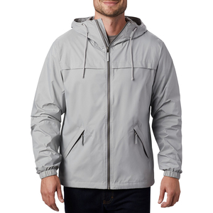 Veste d'extérieur légère enduite avec étiquette personnalisée, faible MOQ, coupe-vent pliable pour l'entraînement et la gym, vente en gros - Product Image 3