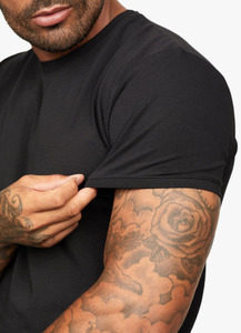 Ensemble T-shirt et short d'été pour homme avec logo personnalisé, style streetwear unisexe deux pièces, séchage rapide, 100 % coton - Product Image 5