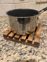 Sous-plat carré en bois naturel, 10 mm d'épaisseur, style nordique, écologique, taille personnalisable disponible pour la cuisine, la table à manger, le comptoir