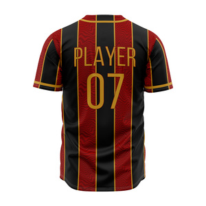 Camisetas de Béisbol Personalizadas para Hombre, Impresión de Serigrafía, Logotipo Personalizado, Manga Corta, Transpirables, de Secado Rápido, Tallas Grandes - Product Image 3