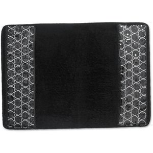 Tappetino da Bagno Classico di Lusso Nero, Tappeto Moderno ed Elegante per Doccia con Design Unico, Arredo Bagno di Lusso Contemporaneo - Product Image 3