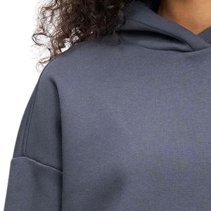 Sweat-shirt à capuche en néoprène pour femme, manches longues, pull-over décontracté, streetwear, haut confortable pour un style de vie actif, personnalisable - Product Image 5