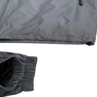 Ensemble survêtement coupe-vent homme personnalisé OEM en nylon et polyester pour l'été – Veste zippée et pantalon de jogging – Vente en gros