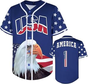 Maillot de baseball brodé sur mesure de haute qualité avec logo personnalisé, impression numérique, maillot de baseball brodé avec logo personnalisé - Product Image 4