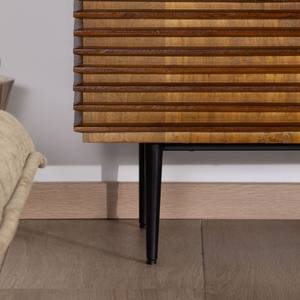 Vandana Royal Detail Pequeña unidad de almacenamiento baja en madera de teca y mango Sheffield - Product Image 5