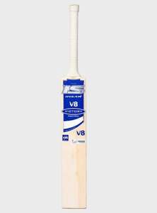 Bate de Críquet Ihsan Sports Edición V8 Ligero de Madera de Sauce Inglés con Funda Gratis, Agarre Adicional y Lámina Protectora, Todo Incluido - Product Image 4