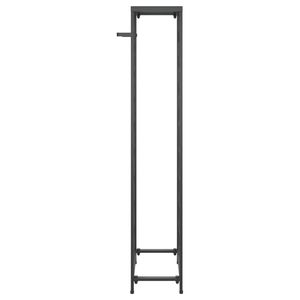 Estante para Vino de Hierro Forjado Negro para 27 Botellas, Solución de Almacenamiento de 34x18x100 cm - Product Image 4