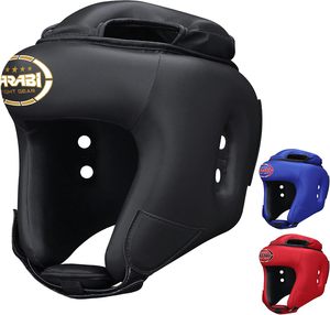 Protector de Cabeza de Boxeo Farabi, Transpirable, de Cuero PU, Casco Protector de Media Cara, Correa Ajustable, para Entrenamiento de MMA, Kickboxing, Taekwondo, Talla XL - Product Image 1
