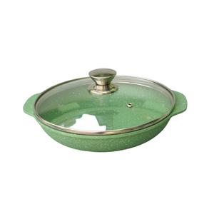 Olla de cazuela antiadherente duradera con tapa de vidrio transparente para uso en la cocina - Product Image 3