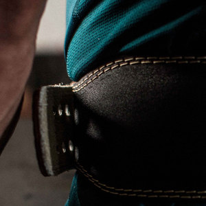 Cinturón de Cuero para Levantamiento de Pesas, Culturismo, Gimnasio, Soporte Lumbar, Entrenamiento de Fuerza - Product Image 2