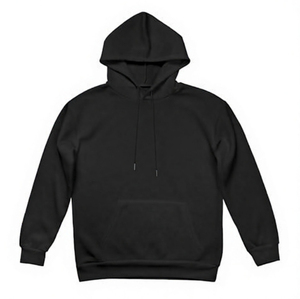Sudadera con capucha informal de invierno para hombre, 100% algodón, con bolsillo, corte regular, sudadera con capucha tipo pullover, conjunto deportivo de dos piezas, forro polar, personalizable. - Product Image 2