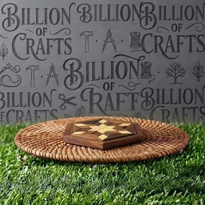 กระดานปริศนาไม้รูปดาว เกมปริศนาแบบนูน ของเล่นตั้งโต๊ะ DIY กล่องของขวัญงานฝีมือ - Product Image 3
