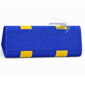 Sac fourre-tout en jute résistant à l'eau avec fermeture éclair et lettres grecques élégantes pour les membres de la sororité Sigma Gamma Rho SGR - Product Image 3