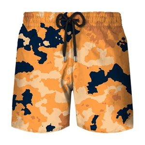 Custom Vintage Distressed Plaid Waterproof Drawstring Closure <b>3</b>/<b>4</b> Long Running <b>Shorts</b> Men Polyester/Cotton Plus Size <b>Shorts</b> - Product Image 4
