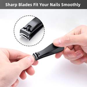 Juego de 2 Cortaúñas de Acero al Carbono de Alta Resistencia UBI, Nuevo Diseño, Apertura de Mandíbula Ancha para Uñas Encarnadas Gruesas, Logotipo Personalizado - Product Image 6