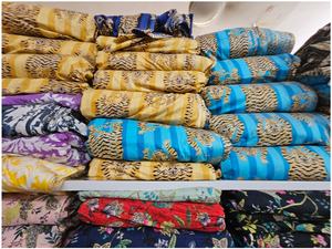 Tissu imprimé numérique floral 100% coton de qualité supérieure pour le meilleur prix de gros, tissus multi-usages - Product Image 2