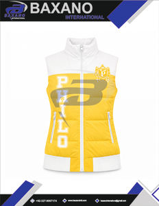 Chaleco Acolchado Amarillo de Moda Philo Affiliates para Mujer, Prenda Exterior Casual y Deportiva para Invierno - Elegante Logotipo PHILO - Product Image 4