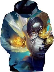 Sudadera con Capucha Sublimada para Hombre, 100% Poliéster, Estampado por Sublimación, Ropa Casual de Otoño, Corte Regular, Tejido de Punto con Patrón - Product Image 3