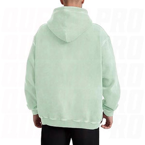 Sweat-shirts à capuche oversize pour hommes et couples, pull épais vintage délavé à l'acide avec doublure en molleton de coton doux - Product Image 3