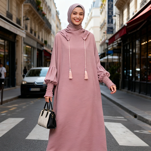 <b>Eid</b> Muslim <b>Dress</b> <b>for</b> Women <b>Eid</b> Abaya Morocco Ramadan Jilbab Hooded Prayer <b>Dresses</b> Vestido Kaftan Islam Dubai Arab <b>Long</b> Robe 2026 - Product Image 5