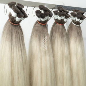 12A Paquetes de cabello virgen crudo alineados con cutícula Paquetes de cabello indio crudo de alta calidad de grado 12A - Product Image 2