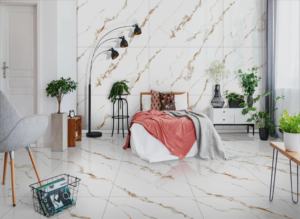 Carreaux de porcelaine brillants de luxe haute résistance, dimensions 800x1600, 1200x1800, 750x1500 mm, carreaux premium pour usage résidentiel et commercial - Product Image 2