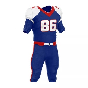 Nouveaux uniformes de football américain taille adulte maillot de football américain brodé à bas prix avec pantalon rembourré pour hommes - Product Image 6