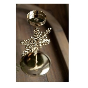 Support de bougie votive décoratif en métal nickelé pour restaurant, mariage et décoration intérieure - Product Image 1
