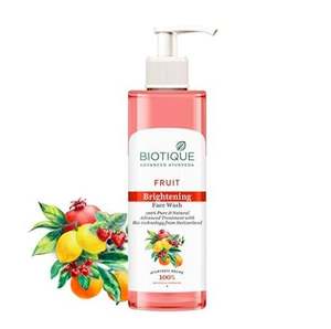 Limpiador Facial Iluminador con Extractos de Frutas |   Ayurvédico y Orgánicamente Puro |   Tecnología Suiza Avanzada | Extractos 100% Botánicos - Product Image 1