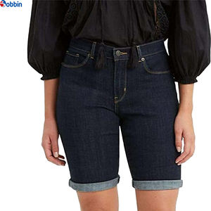 Overoles de Mezclilla para Mujer, Verano, Casuales, de Alta Calidad, Cómodos, Transpirables, Corte Recto, Cintura Alta, Marca BOBBIN INDUSTRIES - Product Image 1