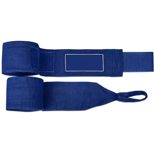 Fabricante profesional de vendas de boxeo semi-elásticas con logo personalizado impreso para entrenamiento de boxeo, vendas protectoras de 5m. - Product Image 2