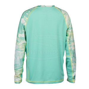 Venta al por mayor protección solar sublimación pesca Jersey manga larga hombres sublimación pesca Jersey - Product Image 3