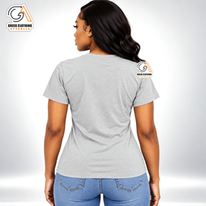 Camiseta de Verano de Manga Corta para Mujer Gamma Phi Delta, 100% Algodón, Bordada, de Secado Rápido y Ecológica, Calidad Premium - Product Image 2